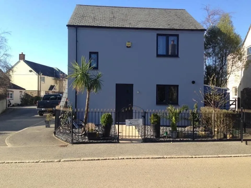 Finished exterior painting and roofline work in Mullion